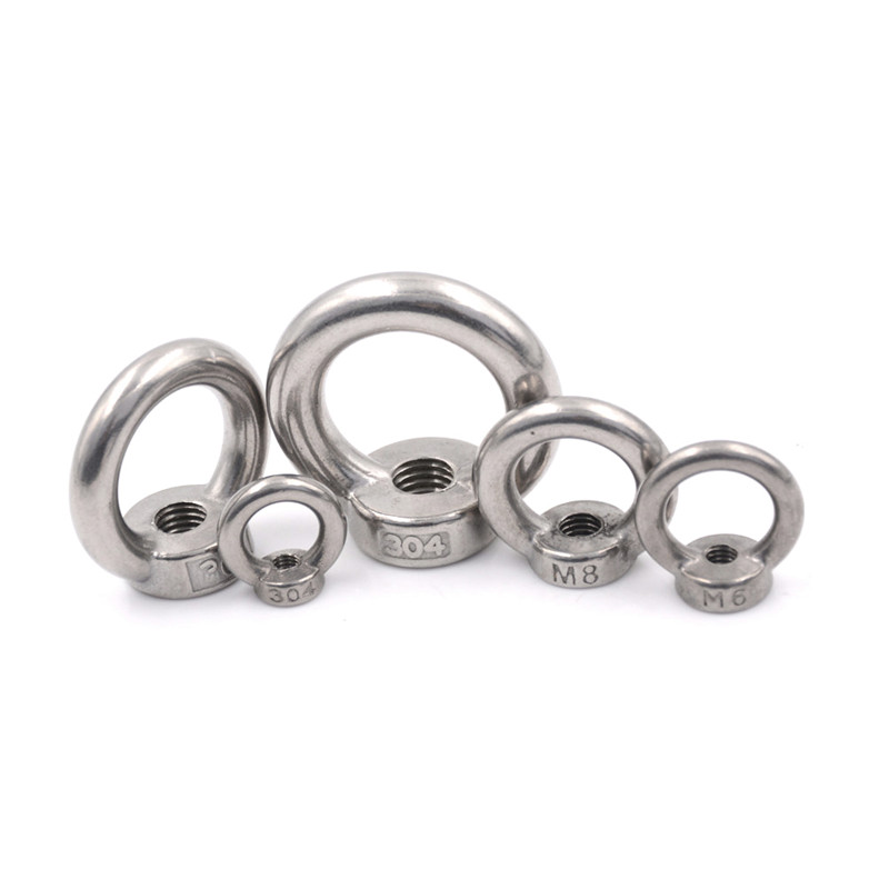 M5/M6/M8/M10/M12 304 Stainless Steel Lifting Eye Nut Ring Shape Nuts