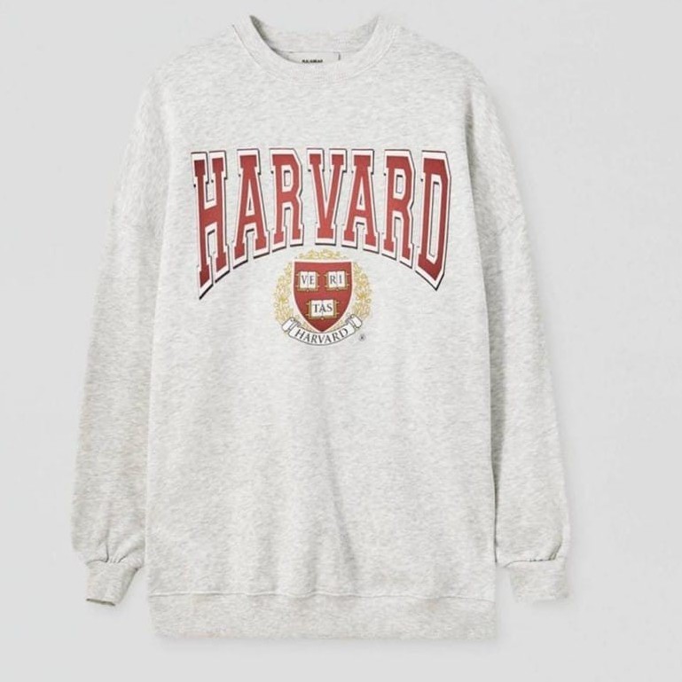 SWEATER OVERSIZE HARVARD SWEATER WANITA DAN PRIA SWEATER CREWNECK SWETER MURAH SWITER