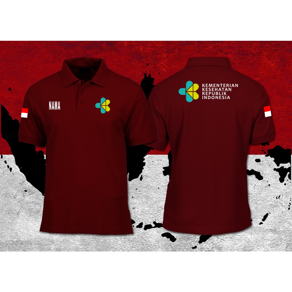 KAOS POLO KEMENKES RI - CURRENT ATRIBUT