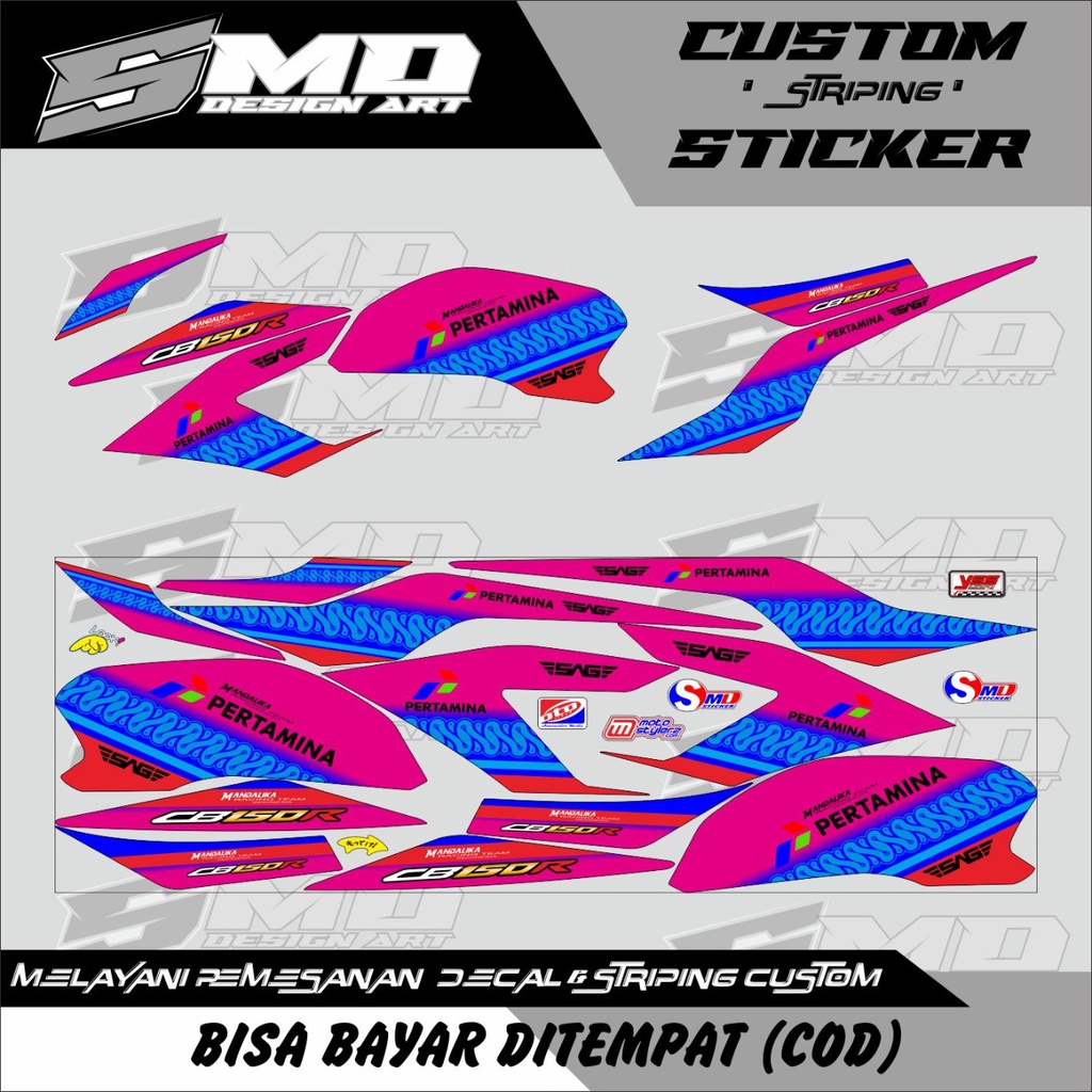 STIKER BODY MOTO HONDA CB 150R G2