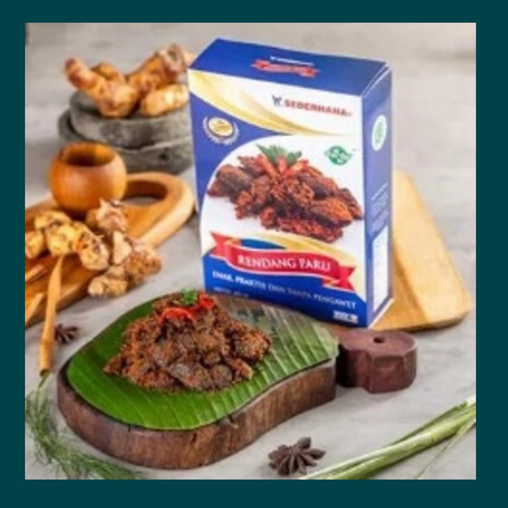 Rendang Krispi Daging Paru RM Sederhana Halal 119101