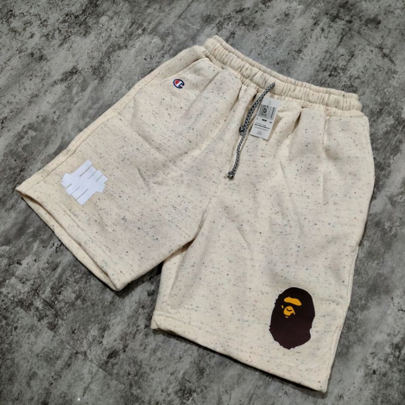 CELANA PENDEK SHORT PANTS BAPE SHARK CAMO WHITE GID FULLTAG &amp; LEBEL