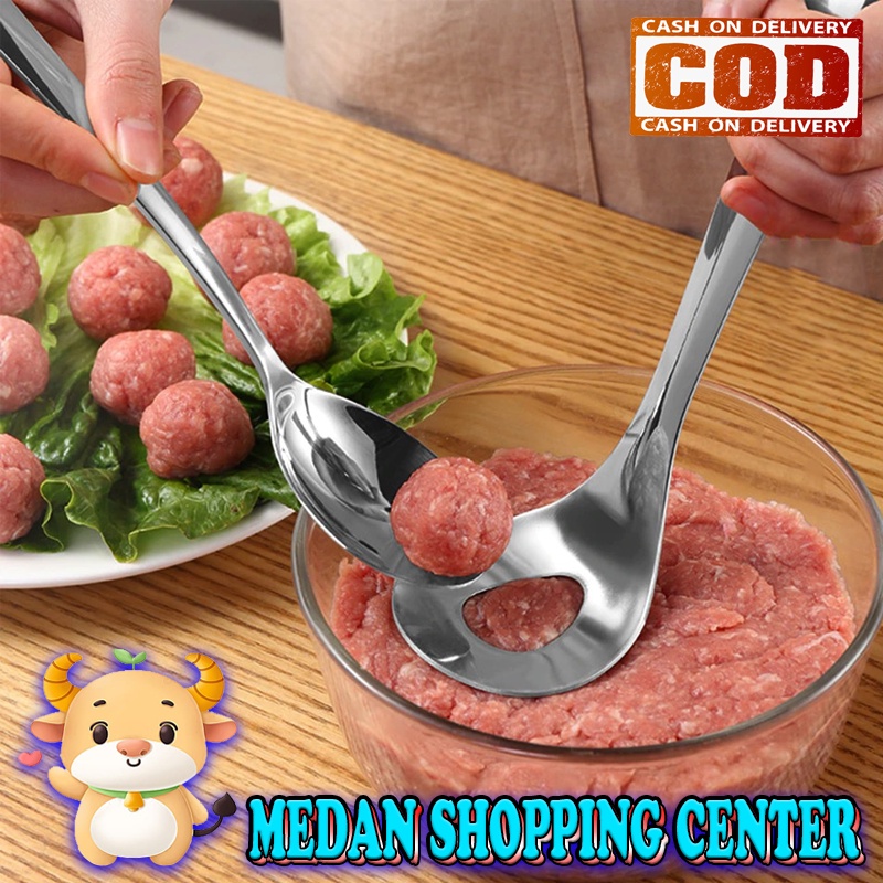 Sendok Bakso / Sendok pembuat bakso / Sendok cetak bakso Stainless Steel