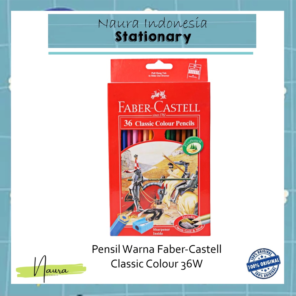 

Pensil Warna Faber Castell 36 Warna Classic | Faber Castell