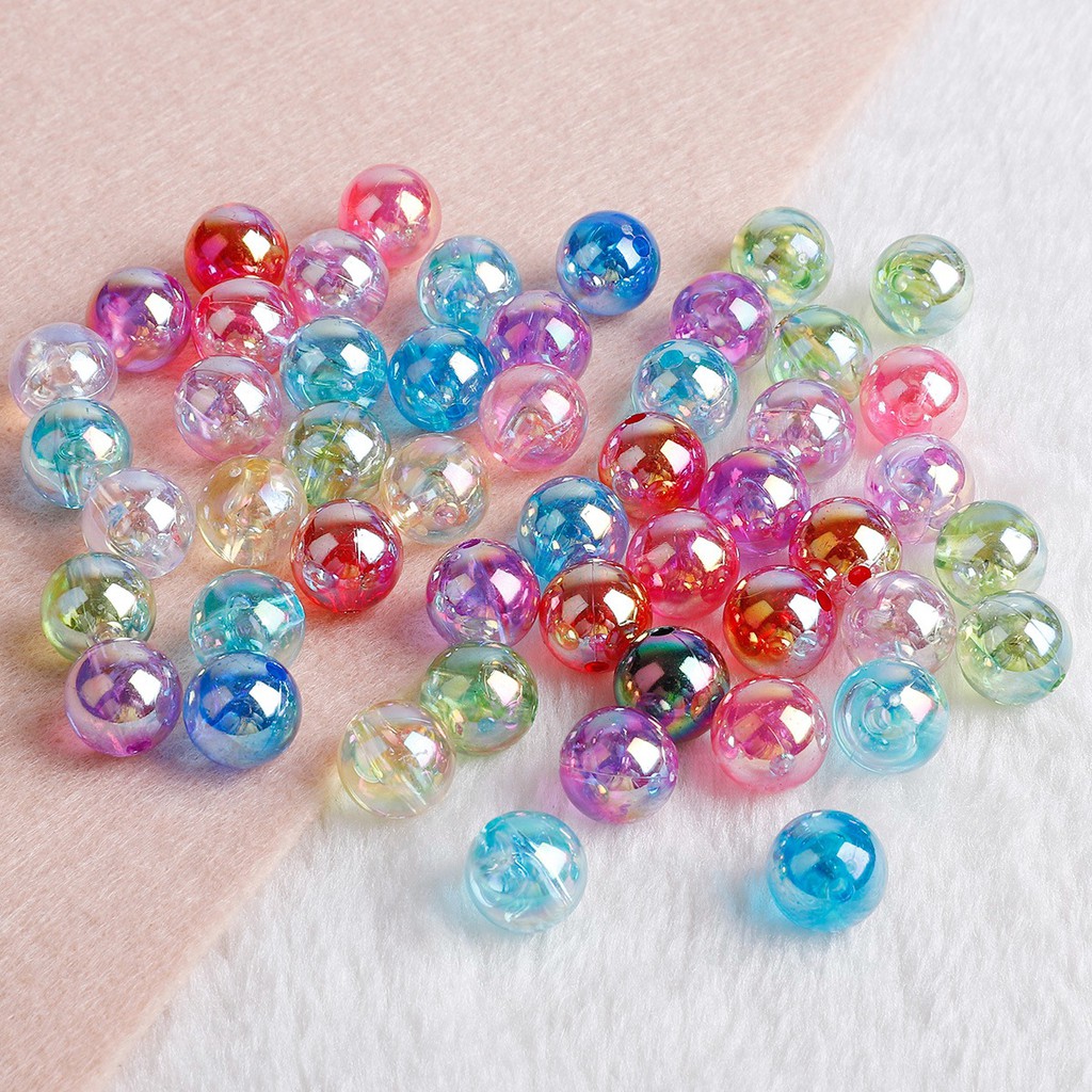 Manik-Manik Kristal Bening Kaca Handmade Diy Ukuran 6/8 mm