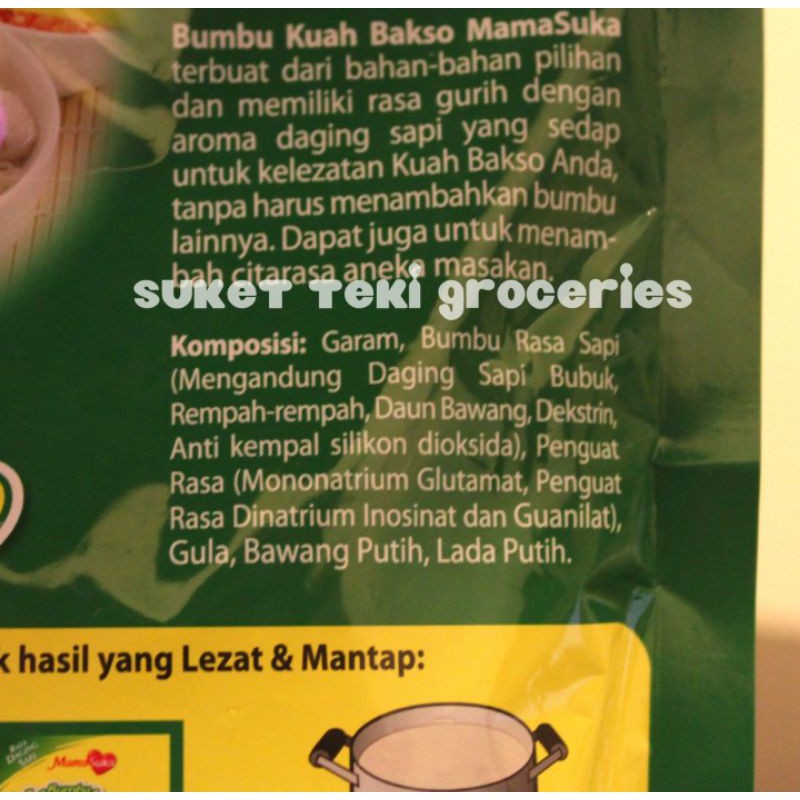 Mamasuka Bumbu Kuah Baso Instan 250 gram