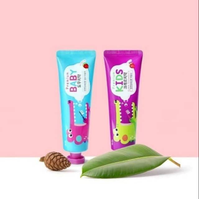 Dr EL Premium Toothpaste Korea Kids Purple / Baby Blue - Dr.EL Odol Bayi Anak