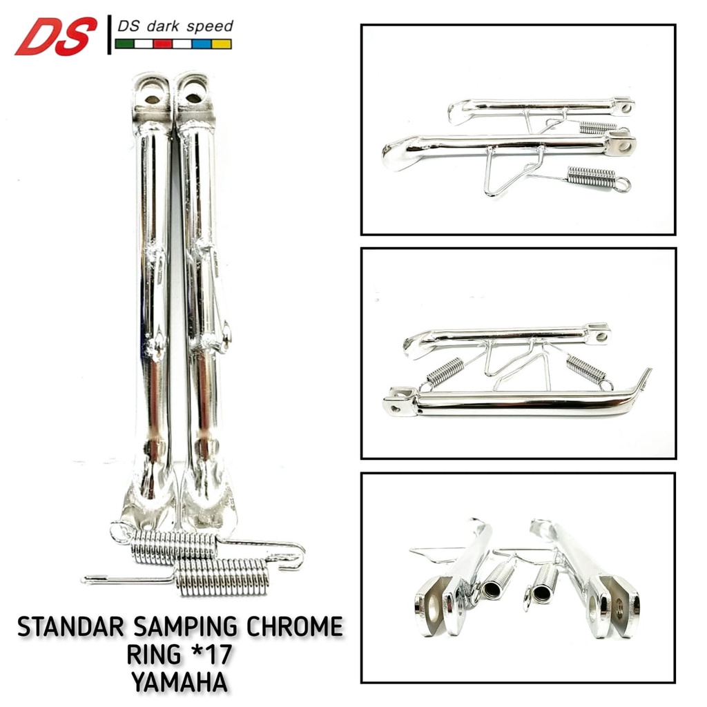 Standar Samping Chrome Crome Ring 17 Honda Matic Beat Scopy Vario Vario 125 Dll