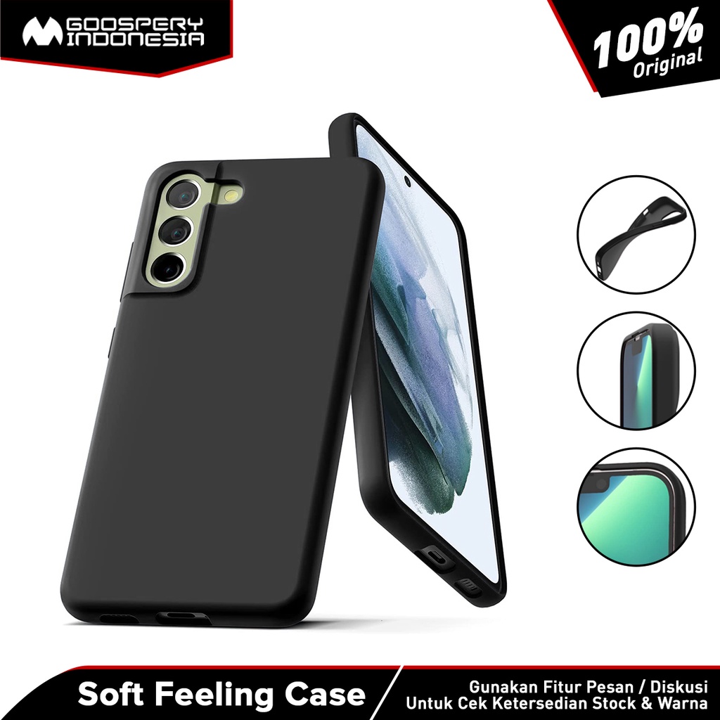 GOOSPERY casing Samsung Galaxy S21 FE G990 Soft Feeling Jelly Case