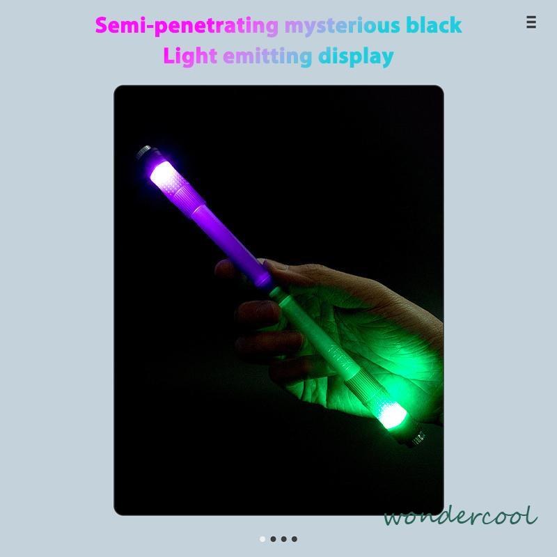 Spinning pen pulpen pena putar plastik balance anti stress bolpoin rotating Dengan lampu led bercahaya-Won