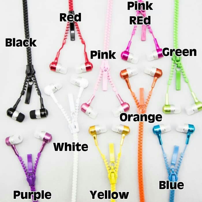 Headset Bass Zipper Headset Jaket Resleting HP