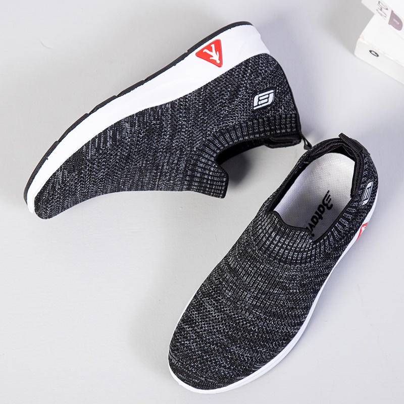 Batavia sepatu wanita murah rajut-A133 BLACK