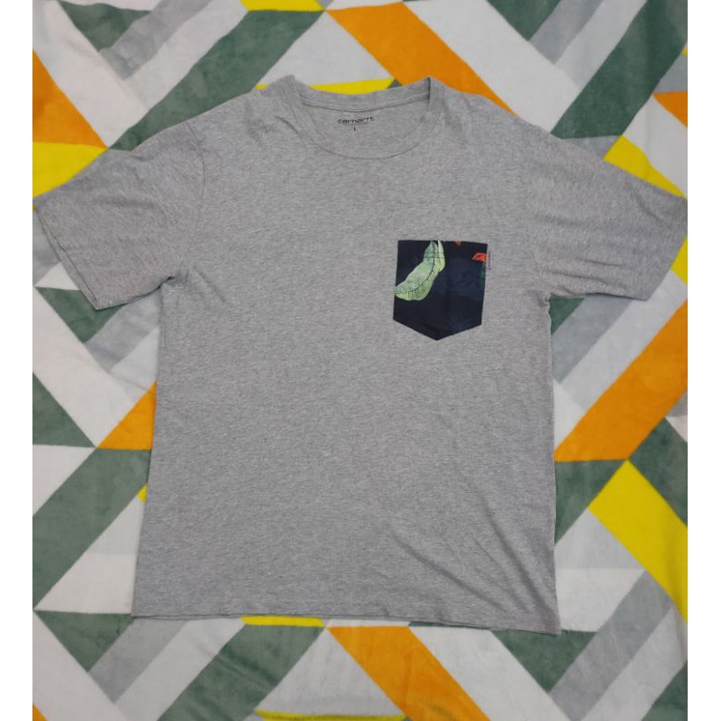 Kaos Original import Carhartt Lester Pocket