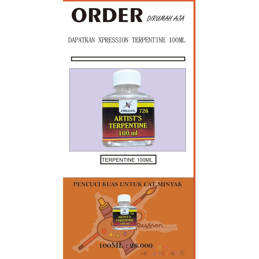 

XPRESSION ARTIST'S TERPENTINE
