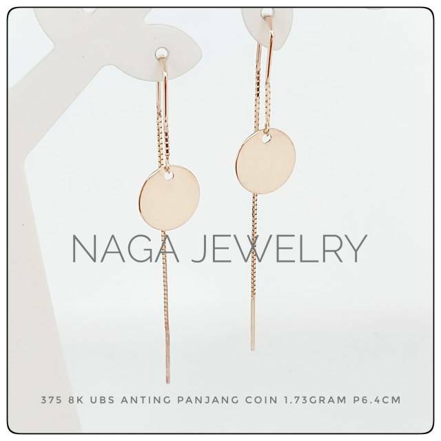 ANTING KOREA PANJANG  EMAS KADAR 375