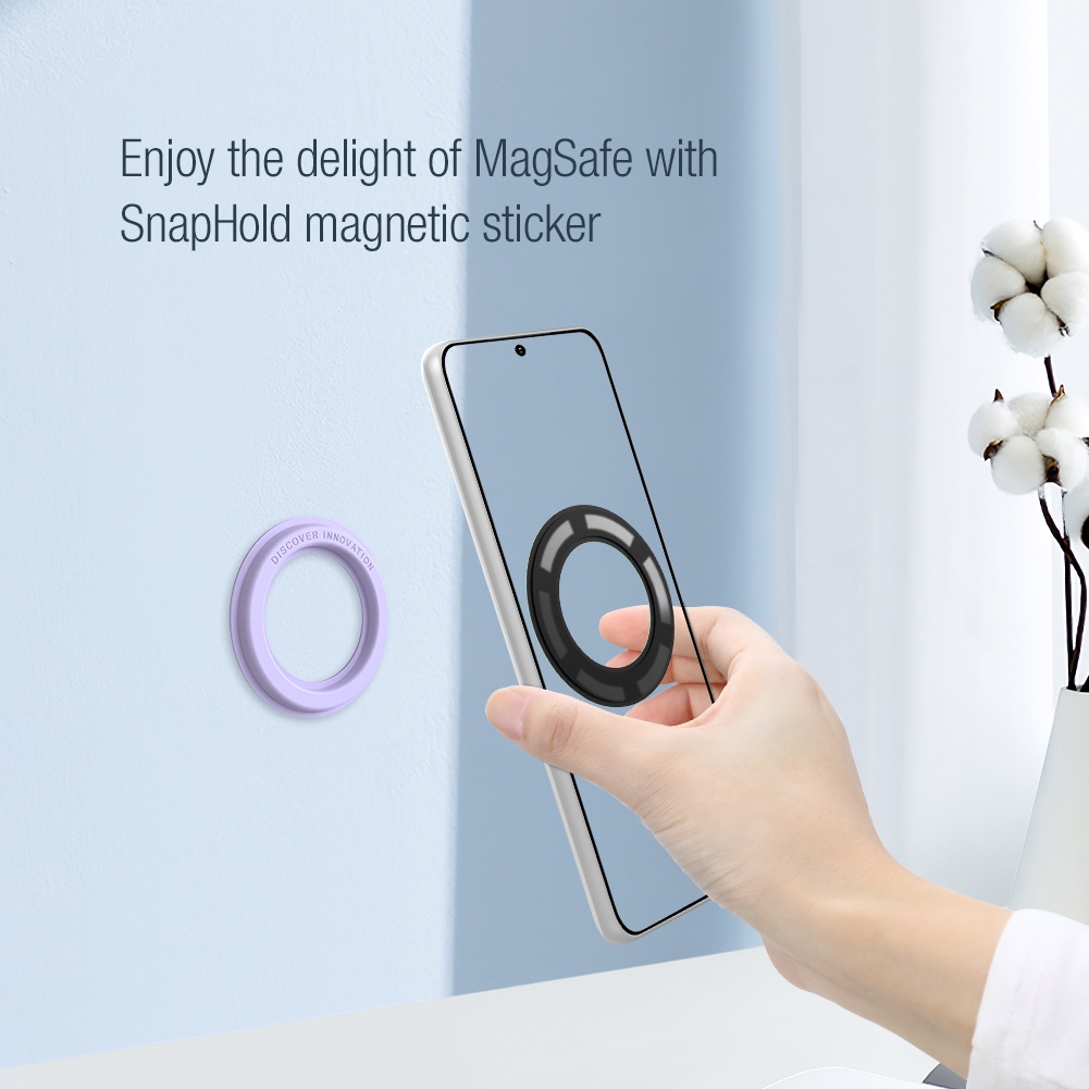 Colta x Nillkin Snap Magnetic Ring Plate Magsafe Iphone Samsung Oppo Xiaomi Huawei Vivo Realme