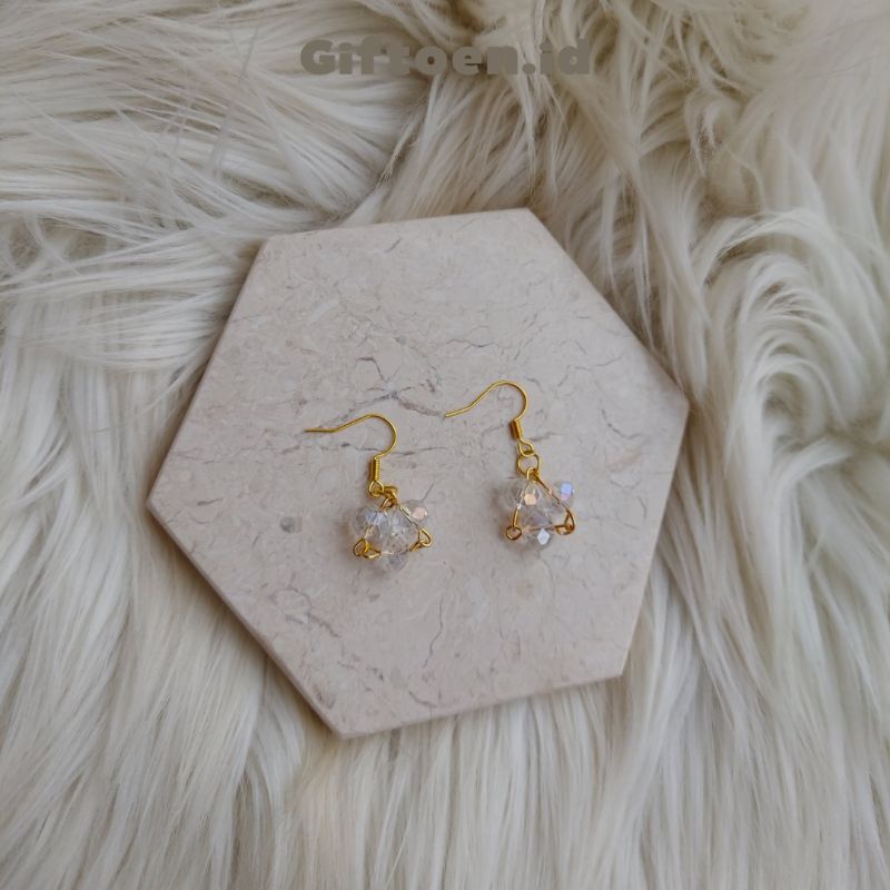 Anting Fashion Wanita Kristal ceko