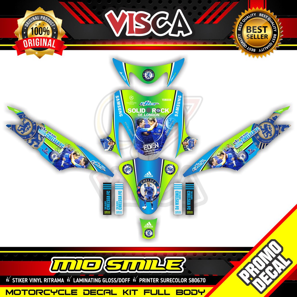 Decal Mio Smile Full Body Stiker Mio Smile Full Body Striping Mio Smile Variasi Decal Hologram Mio S