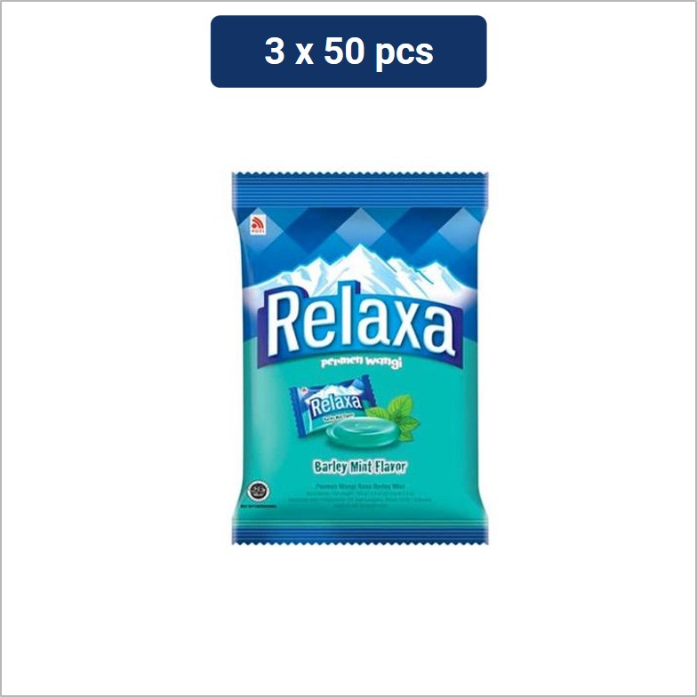

Relaxa Permen Barley Mint 3 x 50 gr
