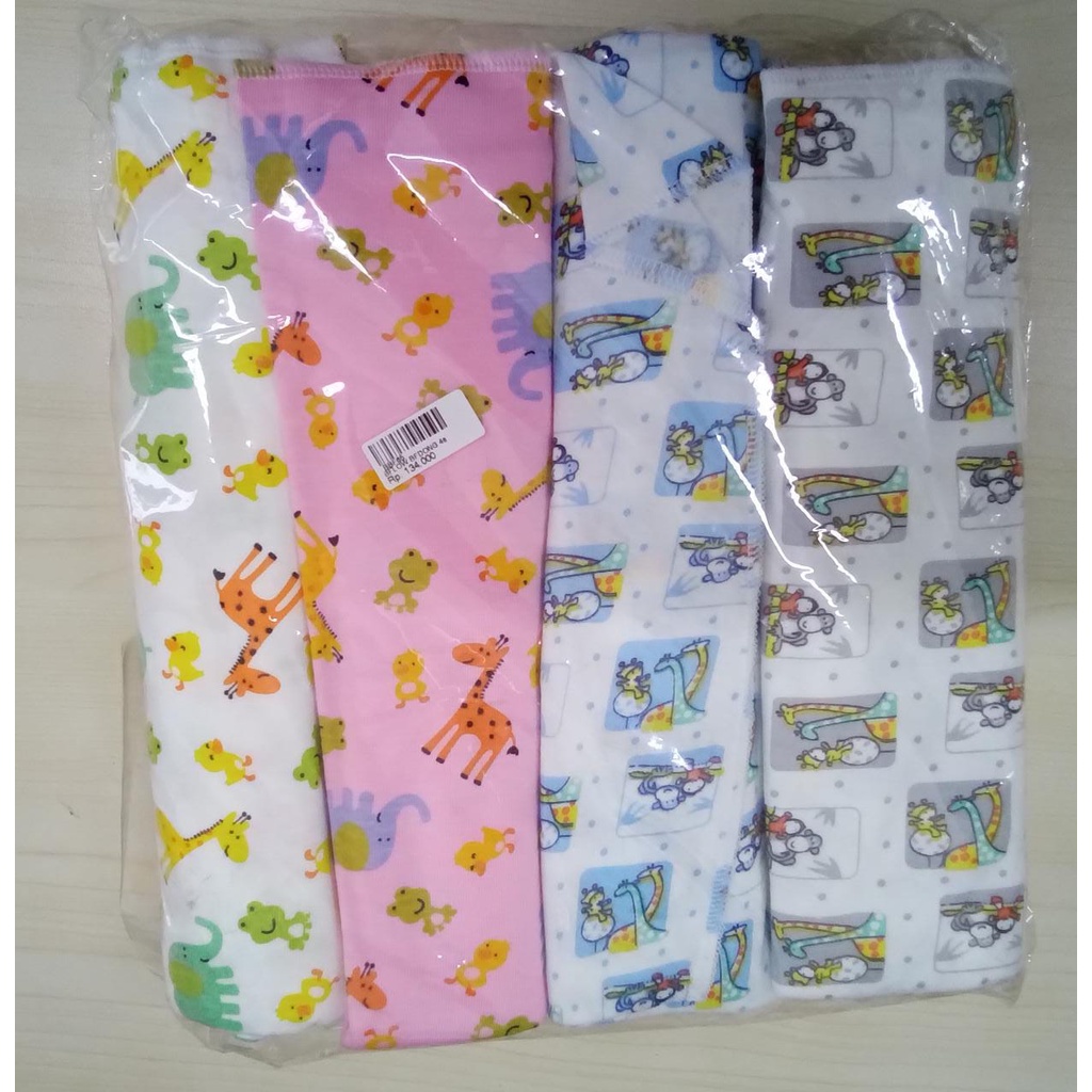 Kain Bedong Bayi SET 100X120 ISI 4 BABYFLOW / KAIN BEDONG BAHAN KATUN HALUS LEMBUT