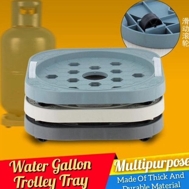 @@@@] Trolley Tray Tatakan Troli Roda Pemindah Angkat Galon Air Tabung Gas