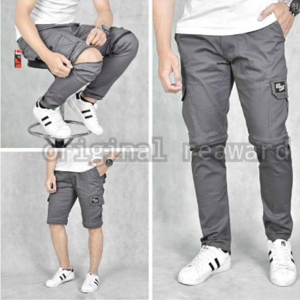 Celana Jogger pakaian pria / bawahan pria - Celana cargo pdl pria panjang pendek keren 07 urban