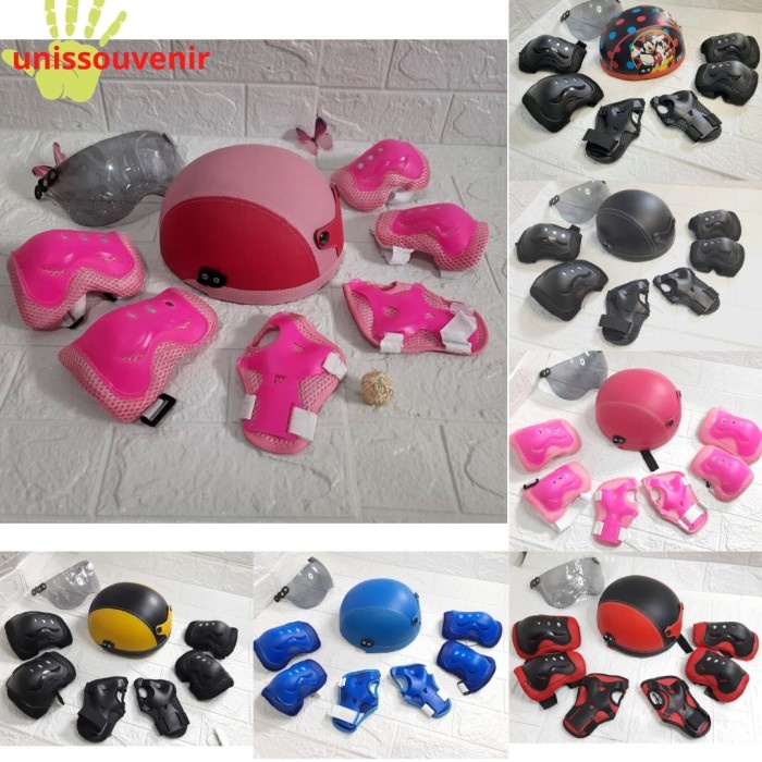 Helm Pelindung Set Anak-Anak utk Sepeda/Skuter Gunung Gowes