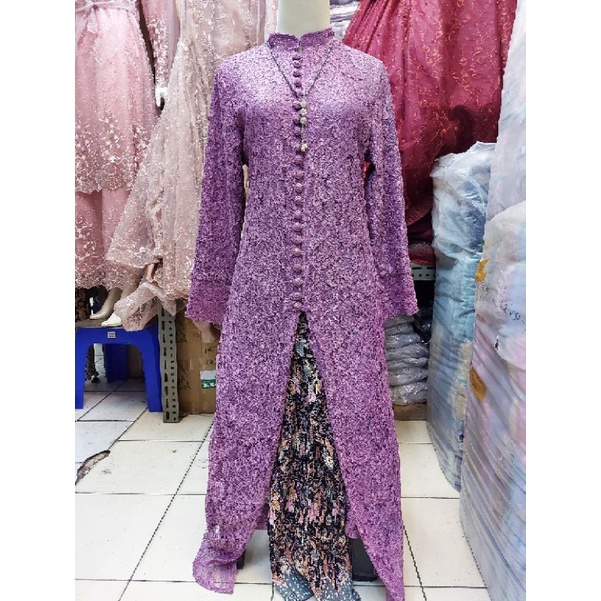 atasan kebaya kancing depan/among/kebaya pesta couple-Ungulilak