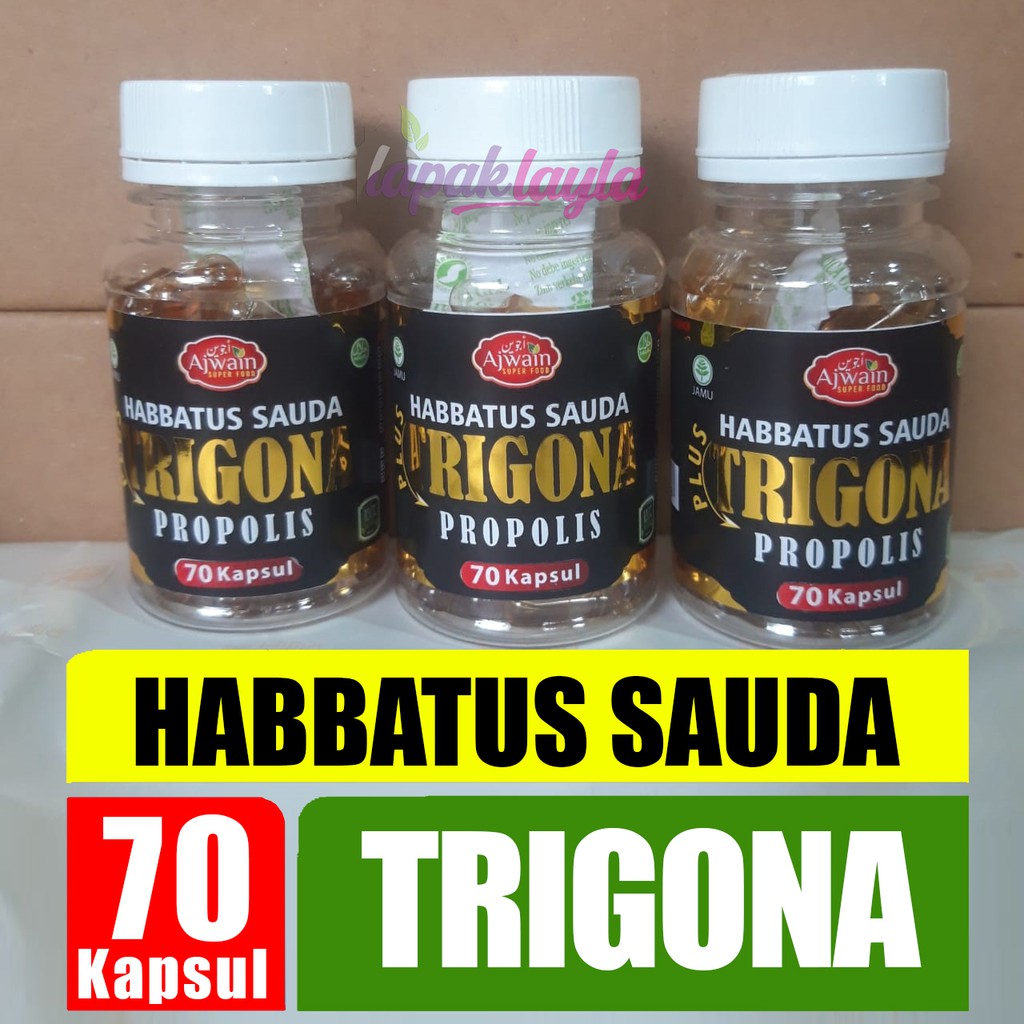 Habbatussauda Trigona Propolis 70 Kapsul jinten hitam