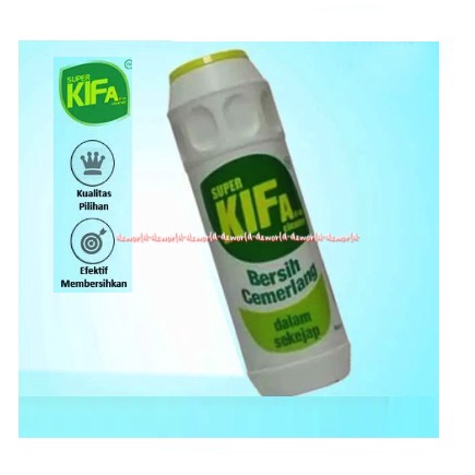 Super Kifa Cleanser 650gr Bubuk Canister Untuk Pembersih Serbaguna Bisa Untuk Piring Dan Peralatan Dapur &amp; Kamar Mandi Bersih Sekejap Kiffa Powder