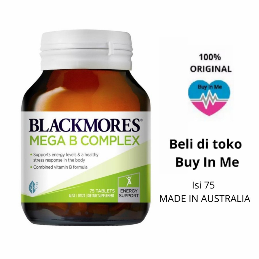 Blackmores Mega B Complex 75 Tablets