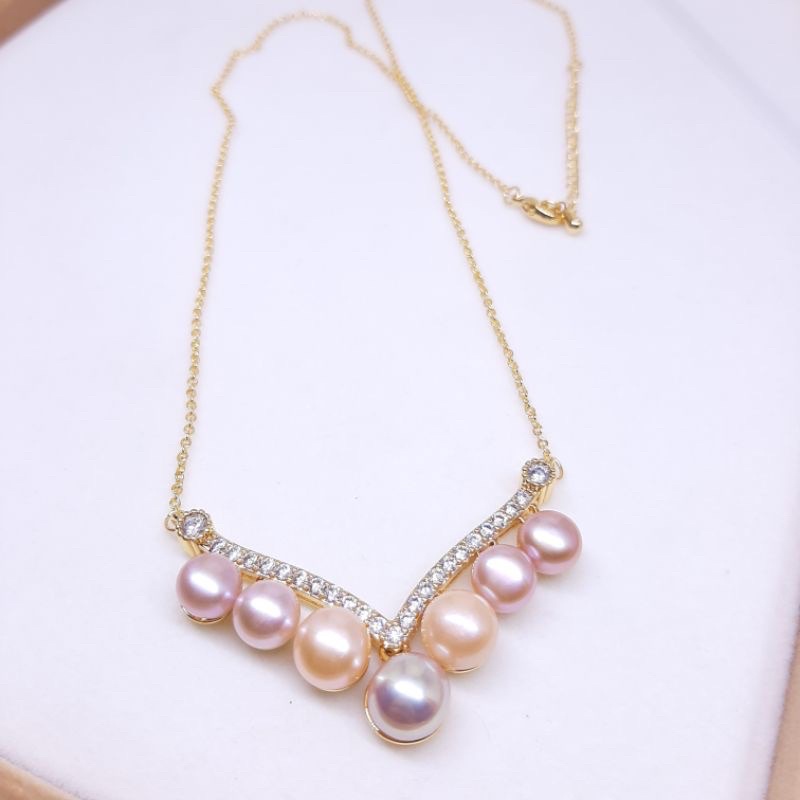 Kalung mutiara lombok asli || kalung wanita || aksesoris wanita || mutiara lombok.