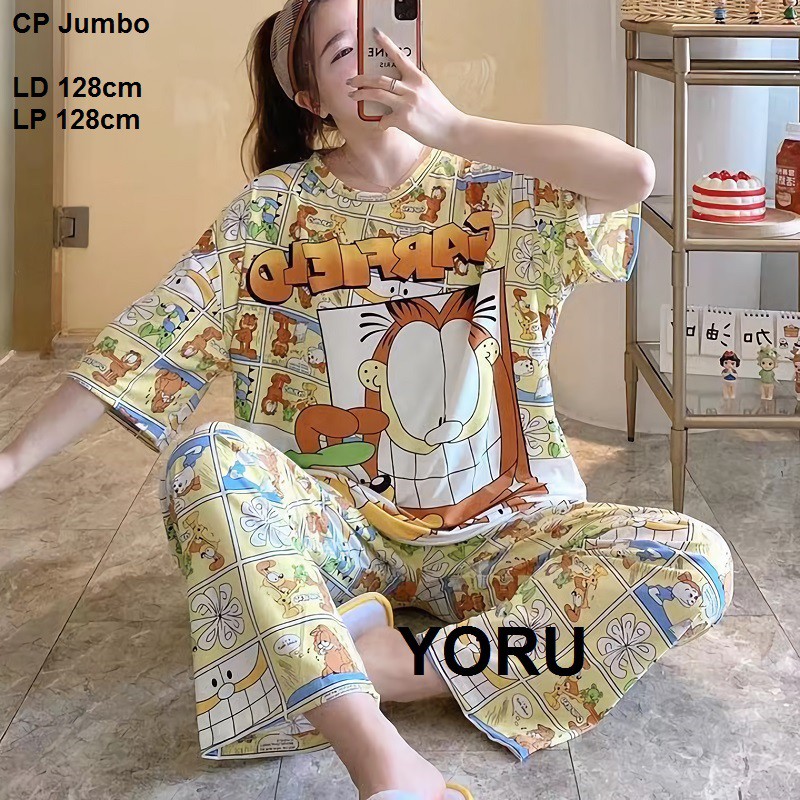 Pamelo Stelan Jumbo Big Size XXL import HP/CP/PP Baju Tidur Import 20 Corak Korea Style Stage 6 Jumbo