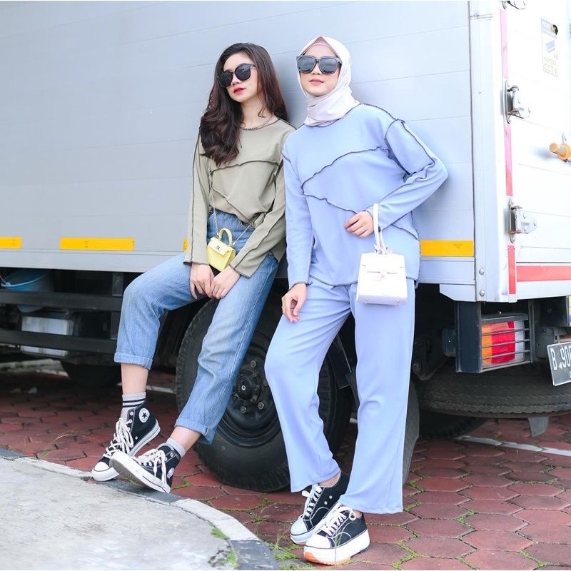 Kayshop - RUMI BLOUSE TERBALIK BAJU VIRAL ATASAN JUMBO KEBALIK KEMEJA OBRAS DILUAR OVERSIZE  / BAJU 