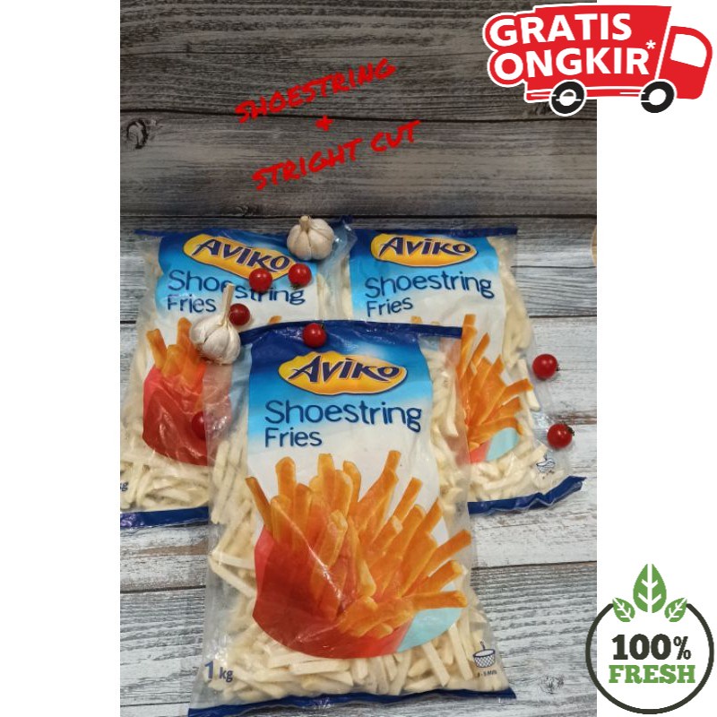 

TERLARIS KENTANG 1KG AVIKO SHOESTRING/STRIGHT CUT 1KG