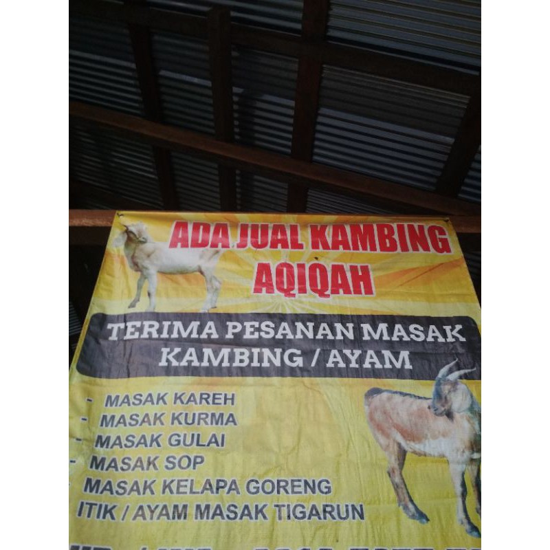 

ada jual kambing aqiqah dan terima pesanan masak kambing/ayam/itik