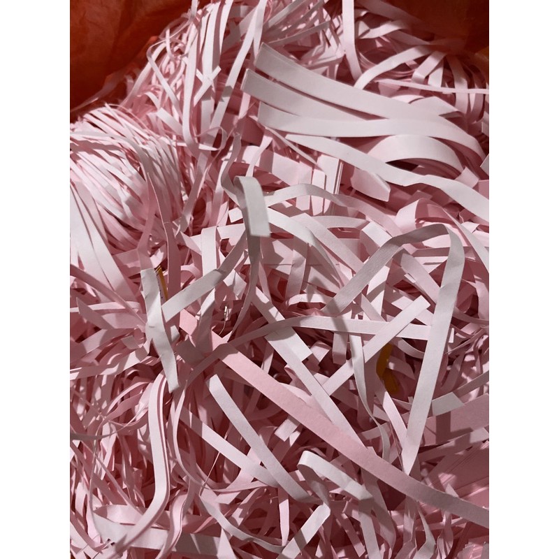 

Gift Box Filler Kertas HVS pink cacah / potong / shredded / isian parcel / kertas serut