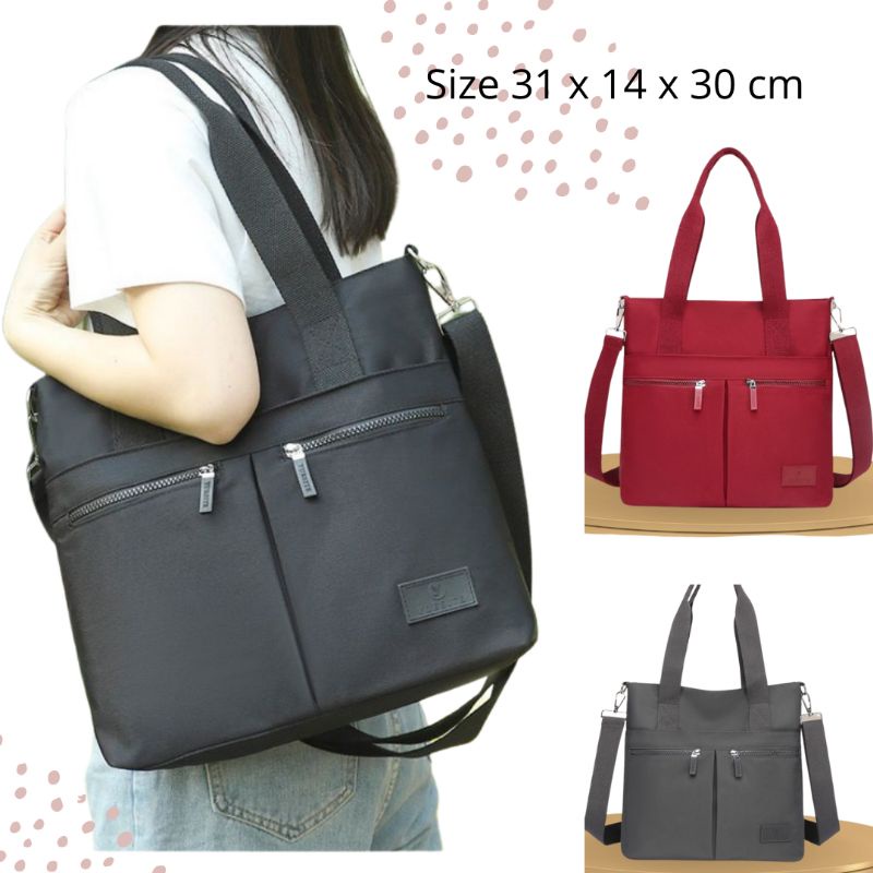 TOTE BAG TAS BAHU WANITA SELEMPANG YUESITE GRACELLA LARGE ORI