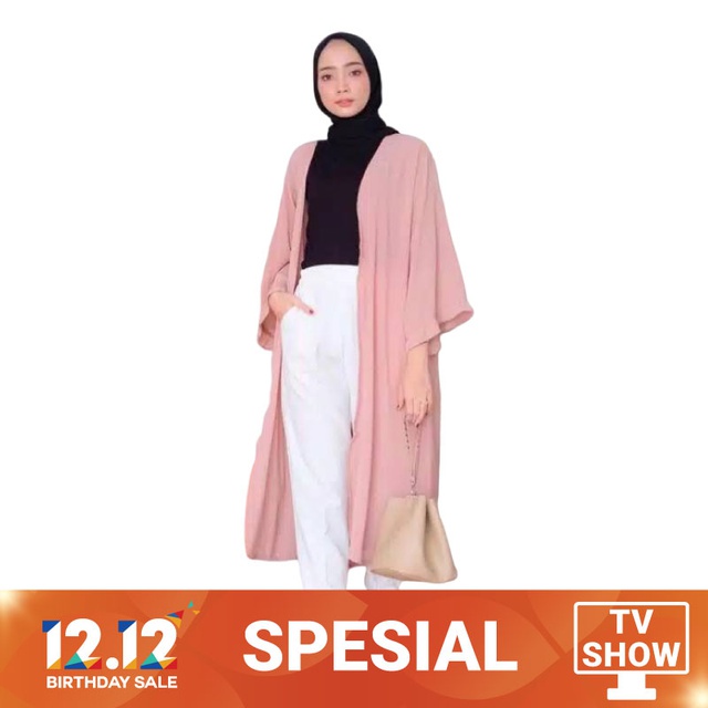 BEFAST - ZEC PJG ABILA Cardigan / Yuuna Long Outer XXL / Cardigan Wanita Panjang / Cardigan Wanita Hijab / Cardigan Polos Panjang / Cardigan Terbaru