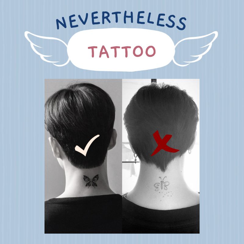 TATTOO TEMPORARY NEVERTHELESS | TATTO SONG KANG & YOO NA BI