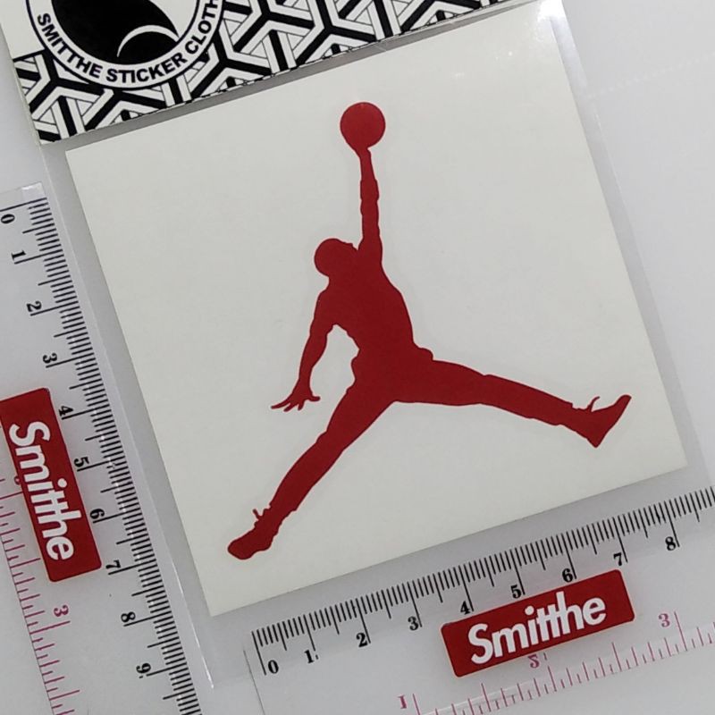 Stiker Michael Jordan Logo Basket Mike Cutting Sticker utk Mobil Motor