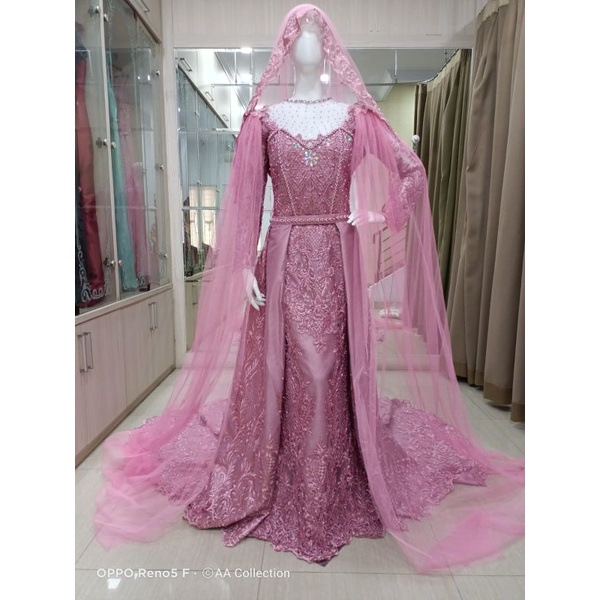 baju koto gadang moderen/gaun nikah moderen.