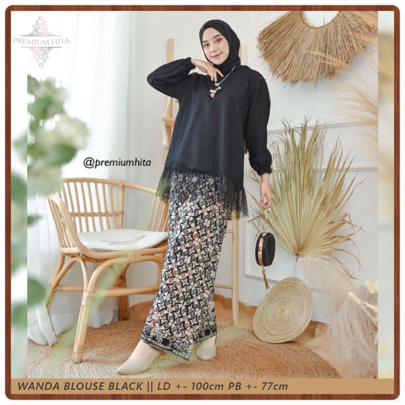 Wanda Blouse - Baju Tile Kondangan Wanita