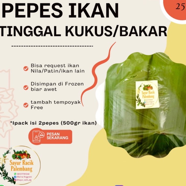 Pepes Ikan  Nila/ Patin