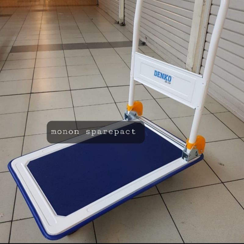 troli barang 150kg troli besi denko troli dorongan angkut barang