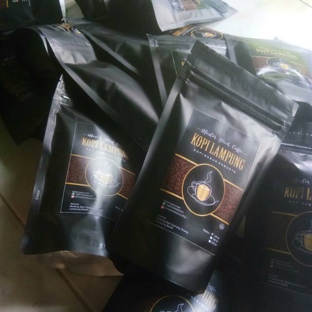 

Kopi robusta / Masterblackcoffee /kopi asli lampung 100gram