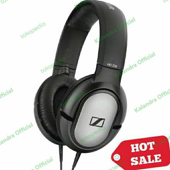 Sennheiser HD 206 HD206 Original Garansi 2 Year