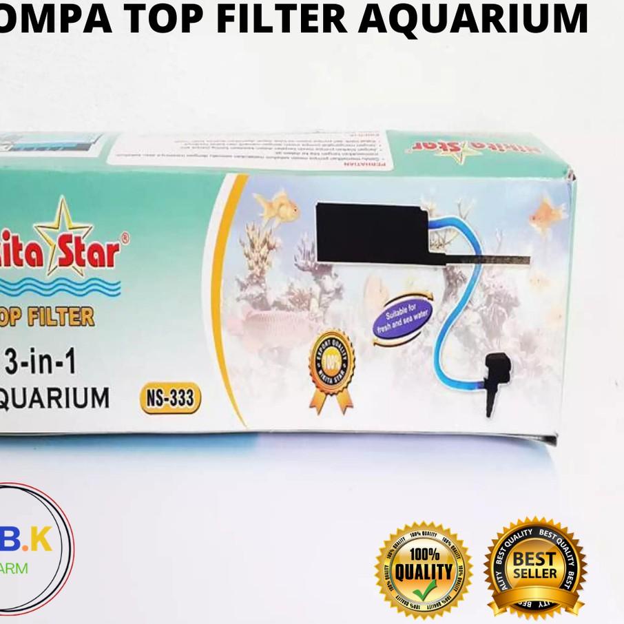 Nikita Star Top Filter Aquarium 3 in 1 NS 333 NS333 NS-333 <
