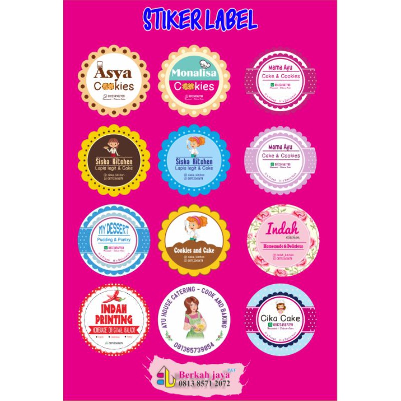 

cetak stiker label