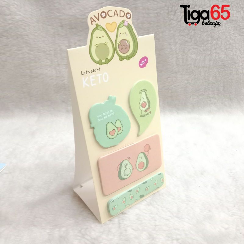 365 Memo Tempel  Sticky Notes Berbentuk Lucu / STICKY NOTE 2A8136 / STICKY NOTE 2C8136